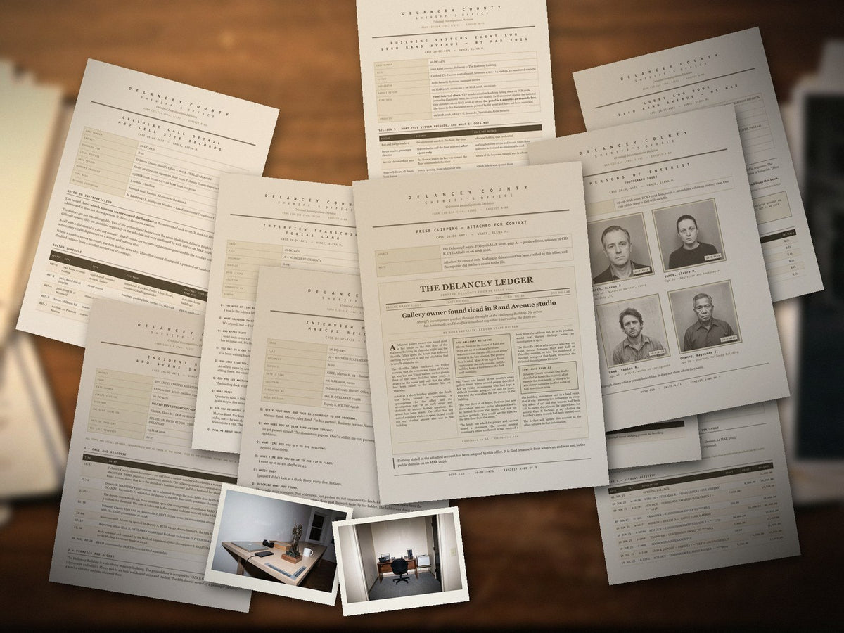 All seventeen exhibits laid out: fifty-three pages you can read on a phone or print at home